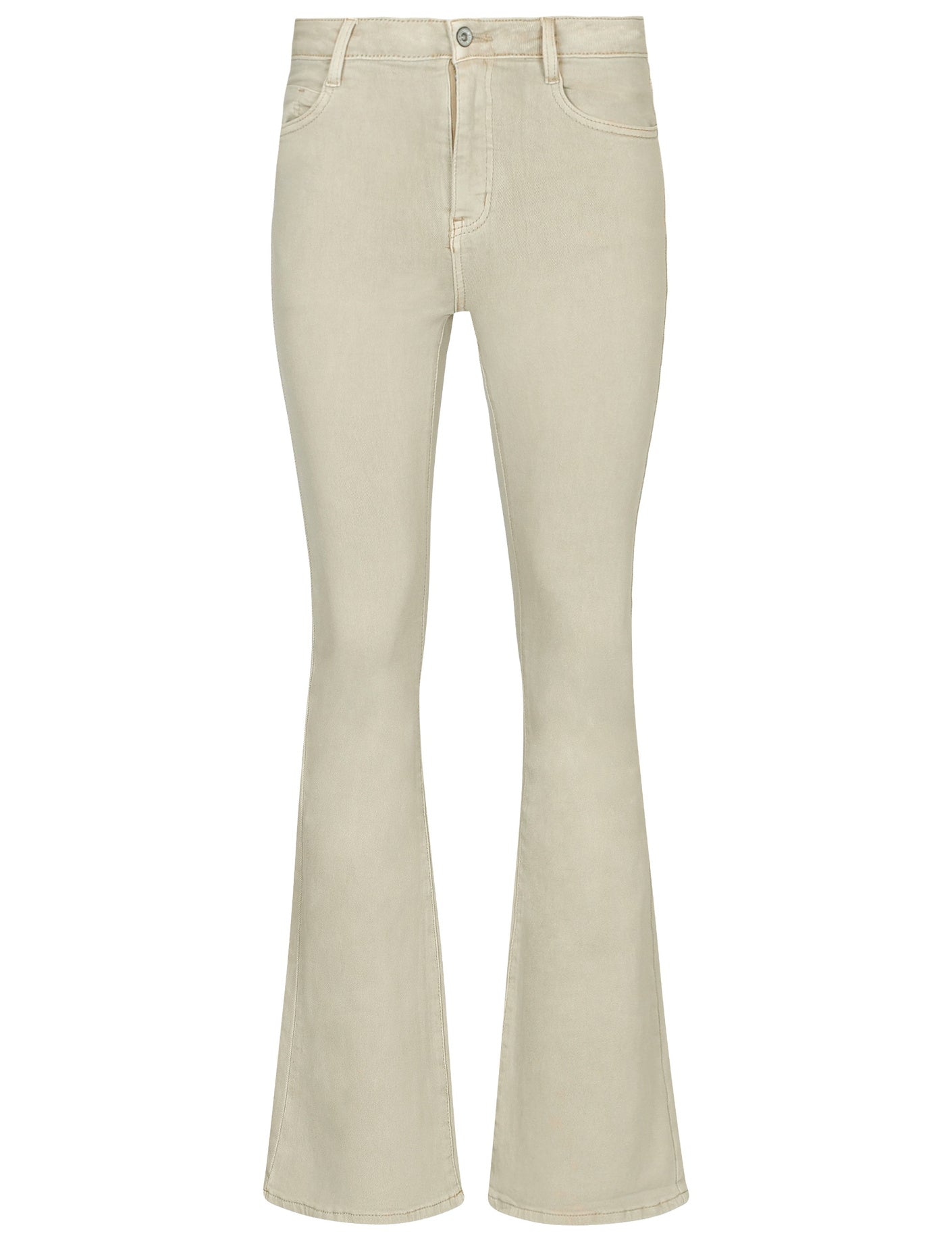 Hello Miss | Flared jeans Mitty-7 Beige