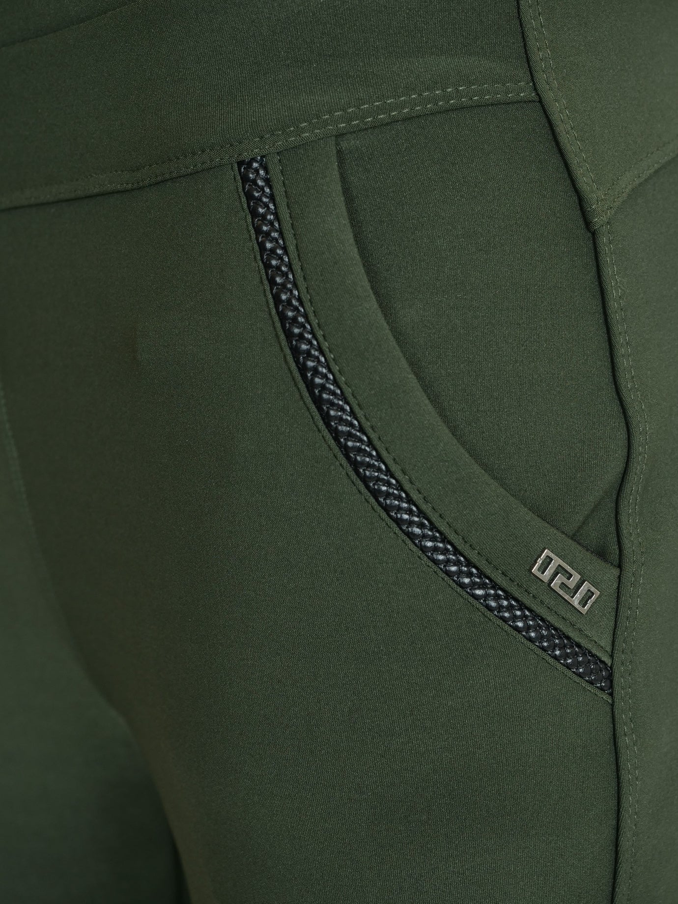 Yu & Me | Broek Livia Donkergroen