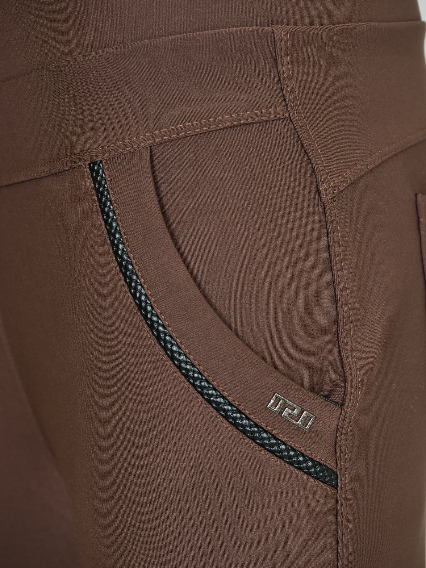 Yu & Me | Broek Livia Donkerbruin