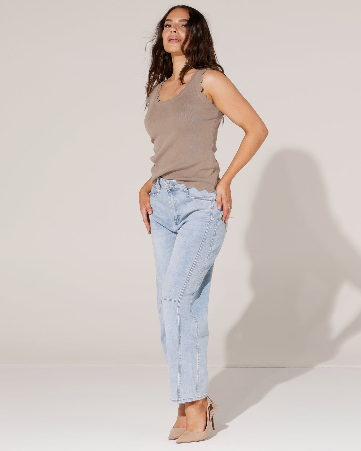 Redseventy Barrel jeans Jony-24 in lichtblauw, extra aanzicht 3