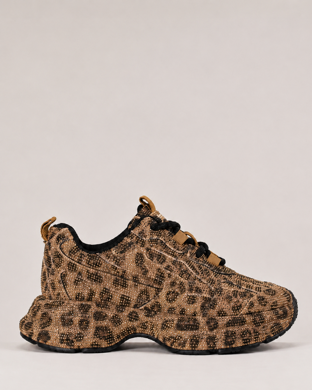 Sneaker Bella Panter in bruin