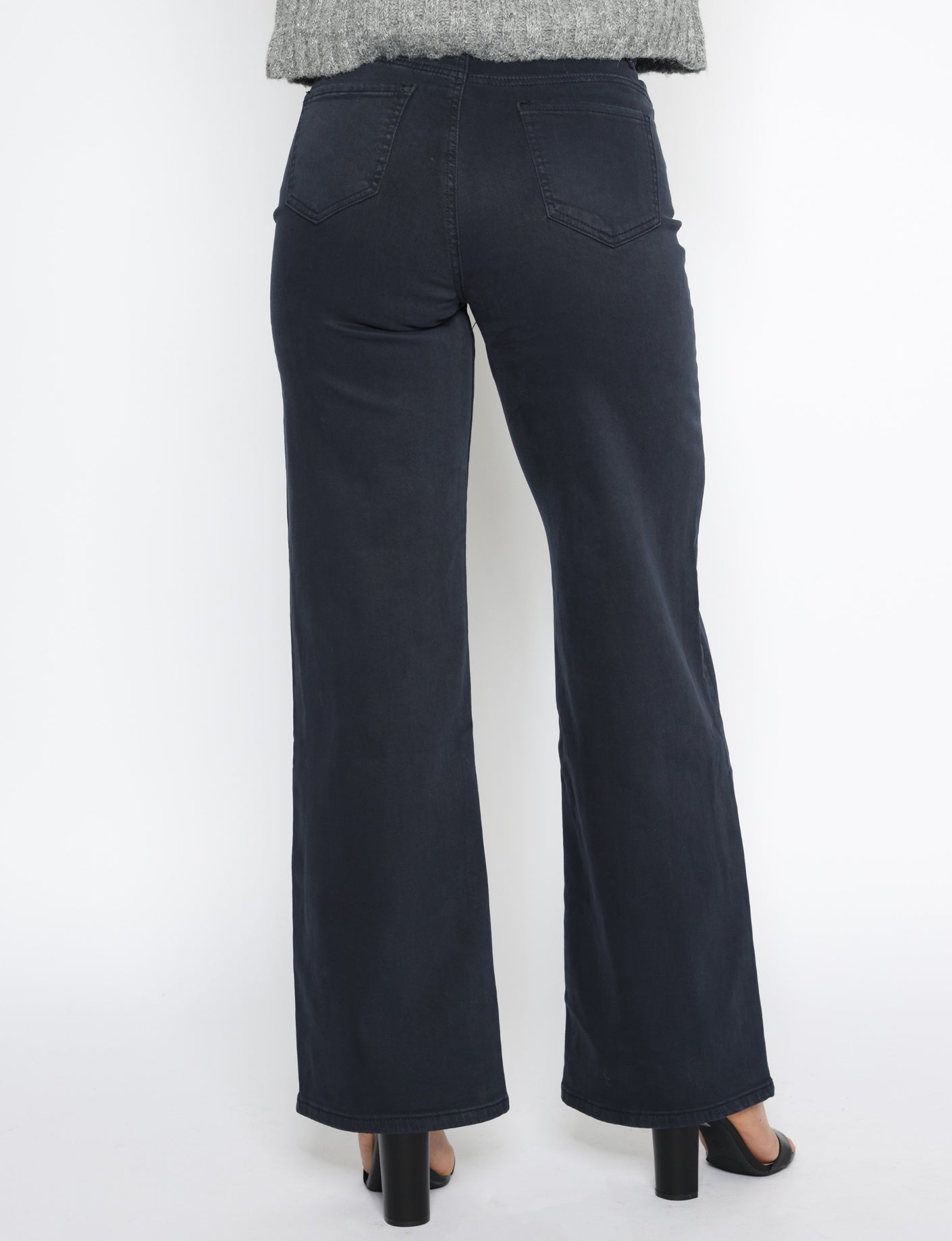 Goodies | Wide leg jeans Es-3 Donkerblauw