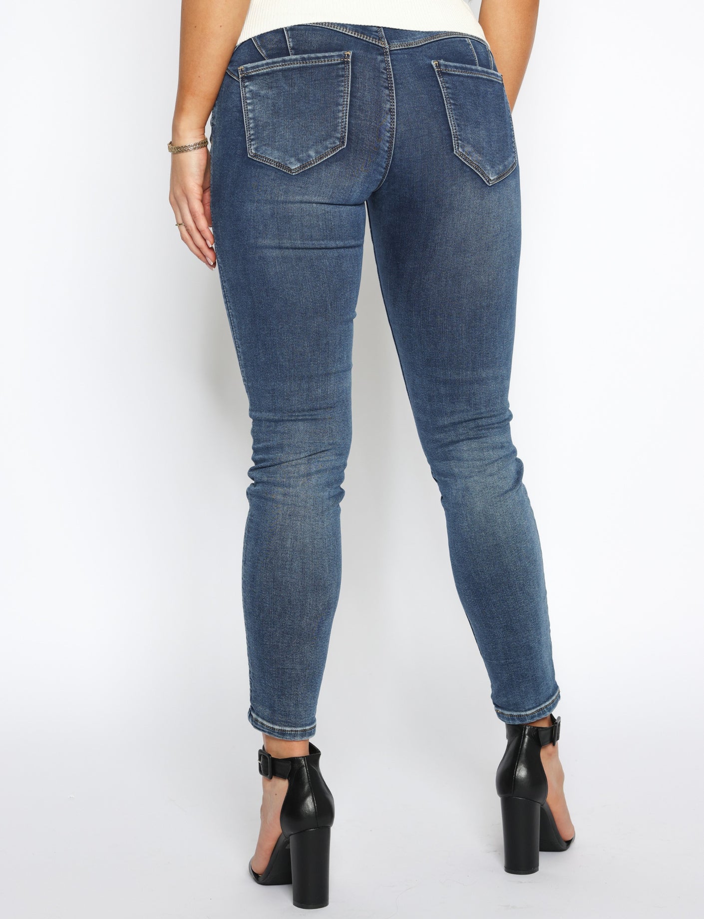 Toxik | Skinny jeans Macey Blauw