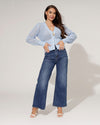 Ana & Lucy | Wide leg jeans Noe-1 Blauw