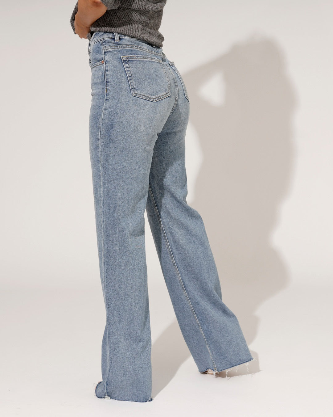 Queen Hearts | Wide leg jeans Nina-19 Blauw