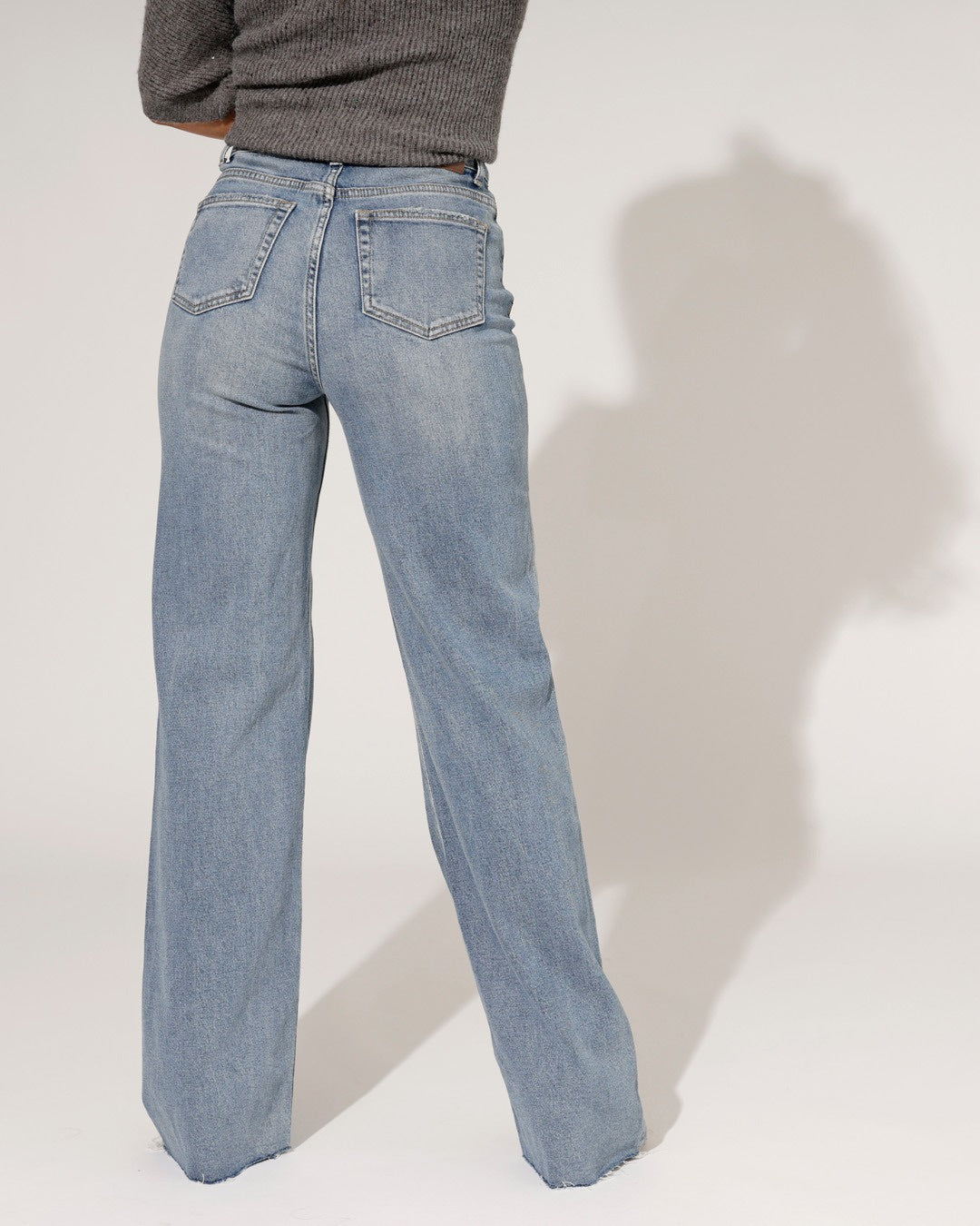 Queen Hearts | Wide leg jeans Nina-19 Blauw