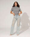 Queen Hearts | Wide leg, Straight jeans Beau Blauw
