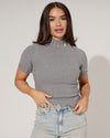 Top Roxy Grijs
