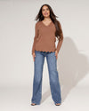 Queen Hearts | Wide leg jeans Nina-2 Donkerblauw