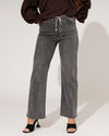 ZAC & ZOE | Jog-jeans Wide leg Mimi-GR Donkergrijs