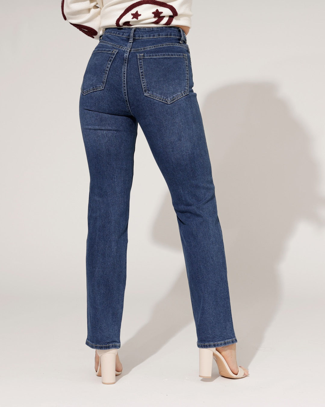 Ana & Lucy | Straight jeans Lola Blauw