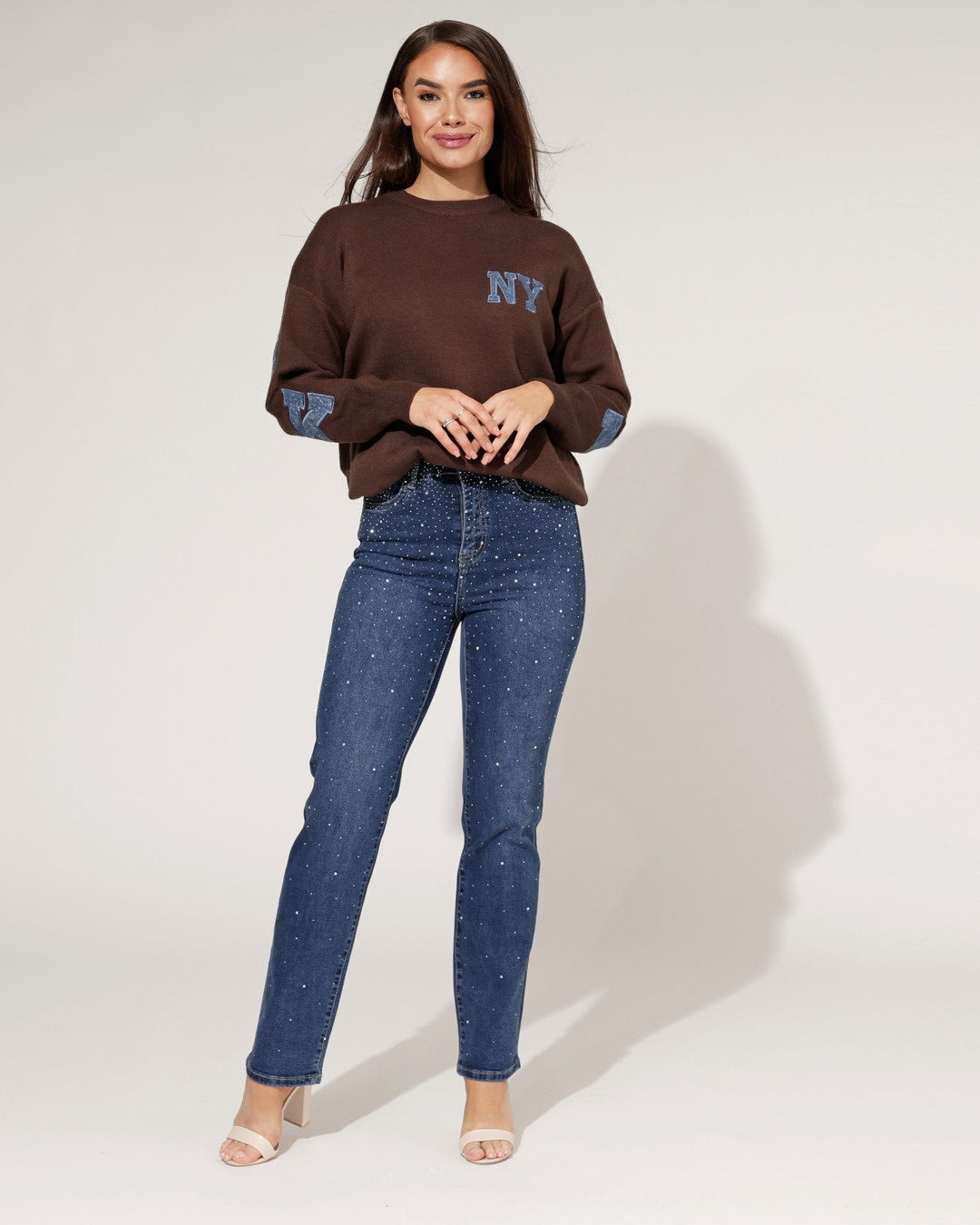 Ana & Lucy | Straight jeans Lola Blauw