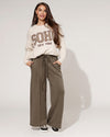 Broek Mira Donkergroen