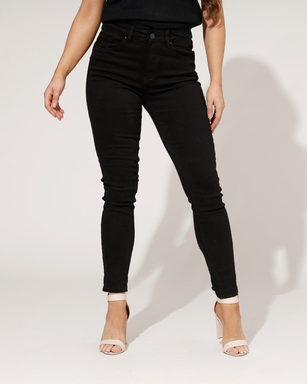 Ana & Lucy | Skinny jeans Melis-CM Zwart