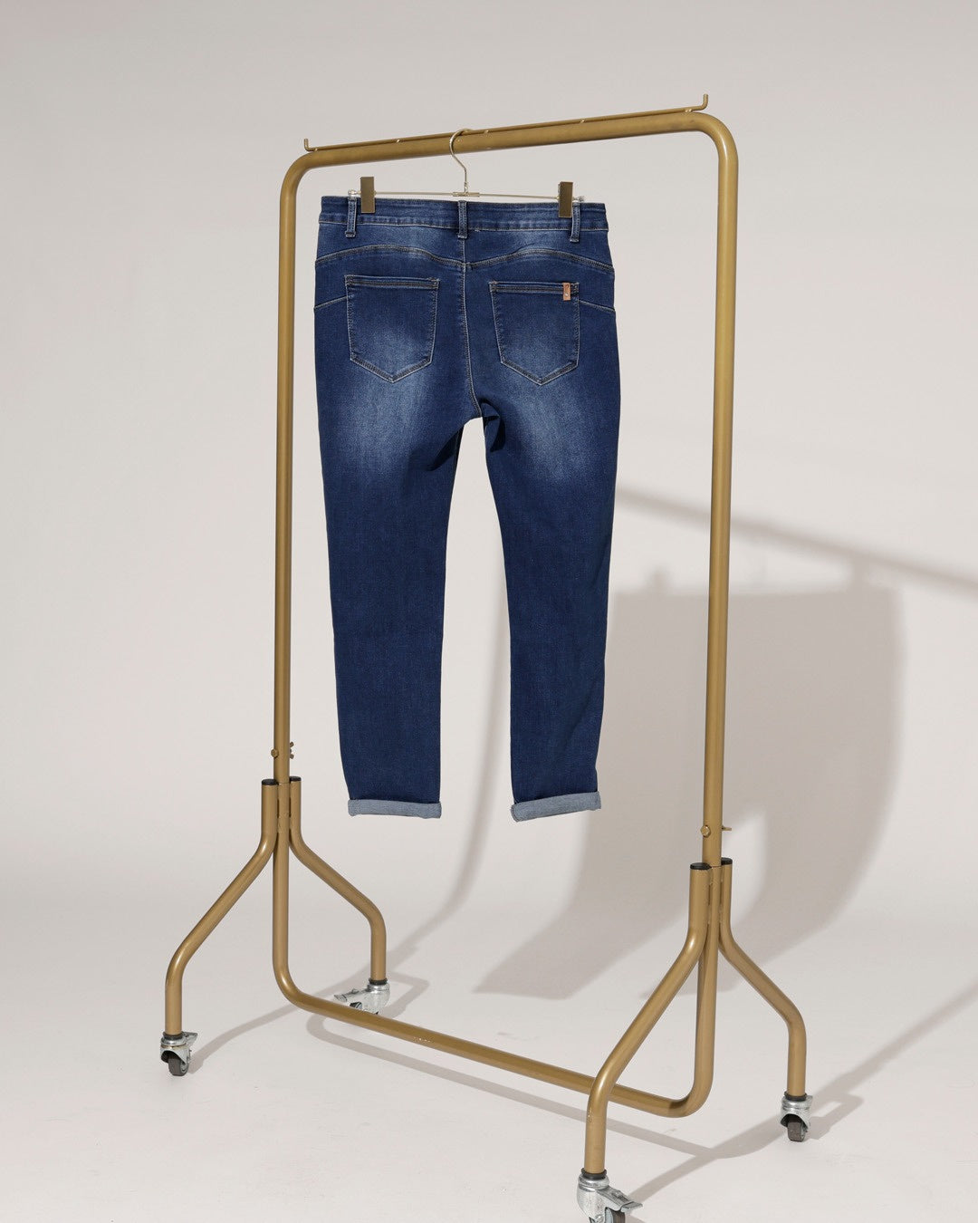 Redseventy | Skinny jeans (push up) Bien-15 Donkerblauw