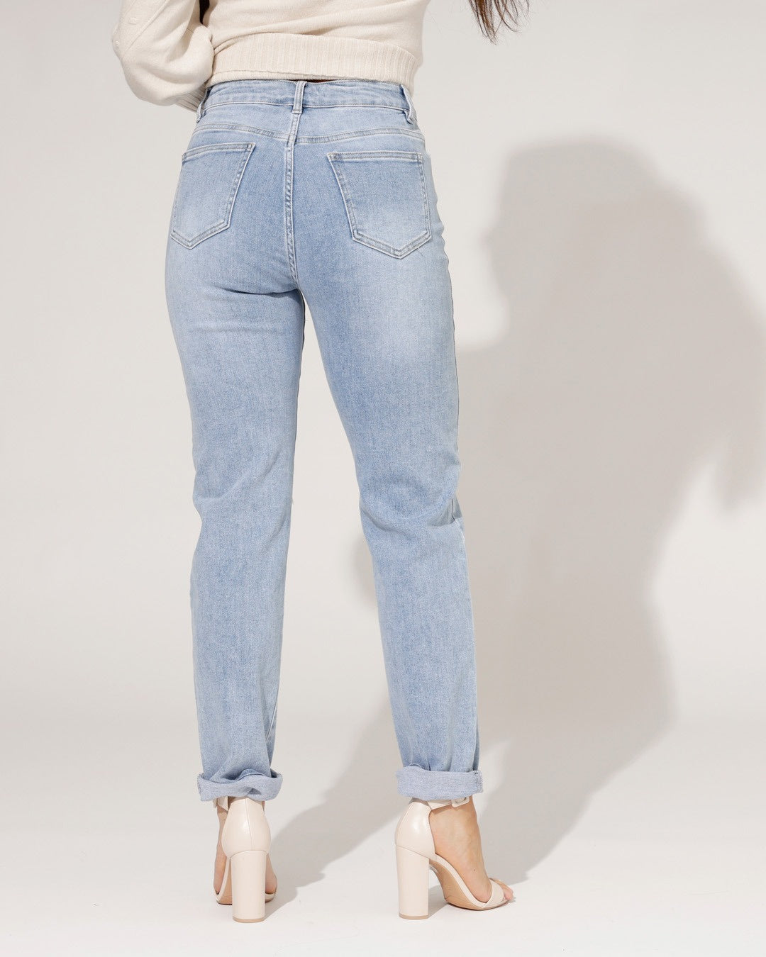 Hello Miss | Mom jeans Savvy-2 Blauw