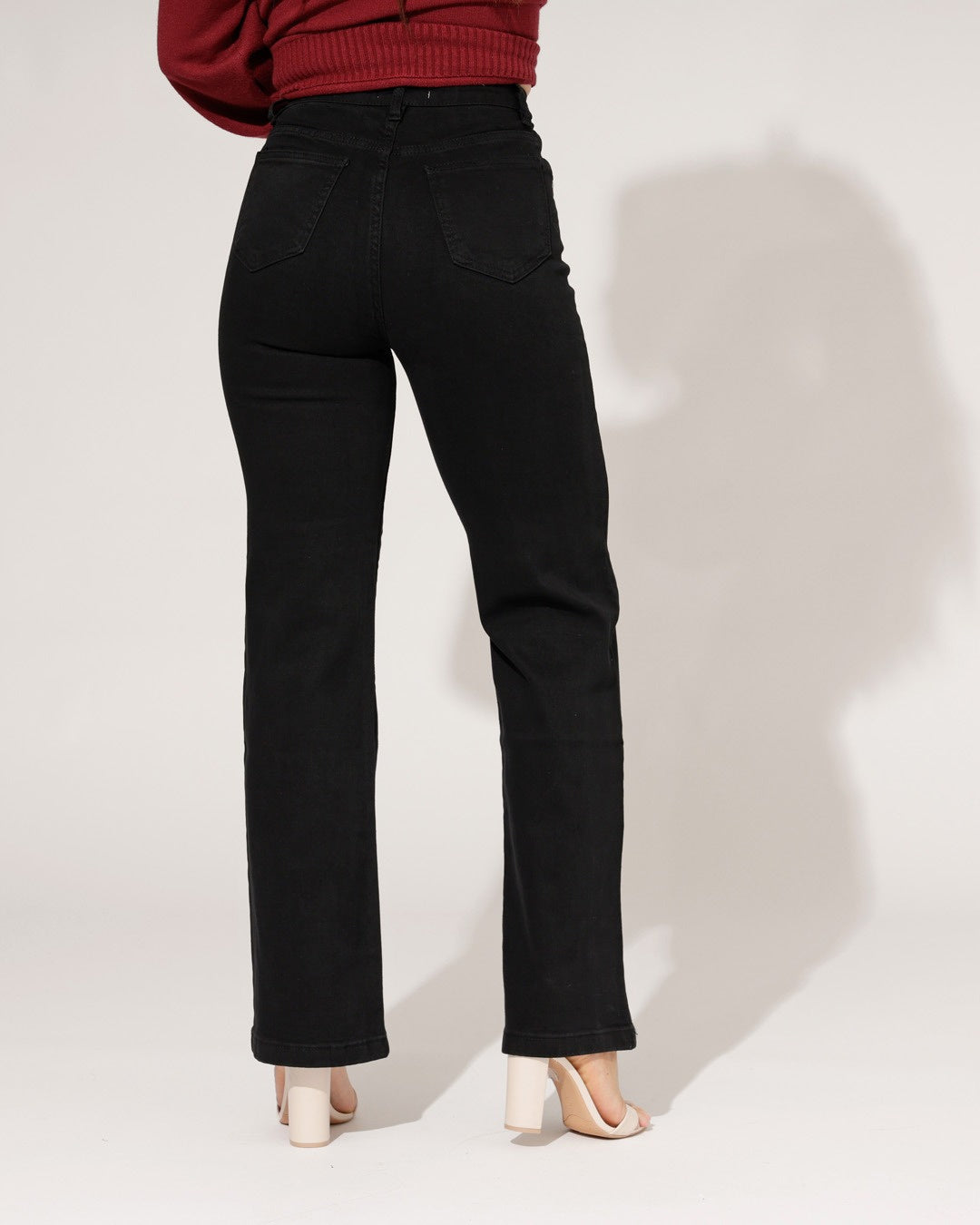 Folyrose | Wide leg jeans Sofia Zwart