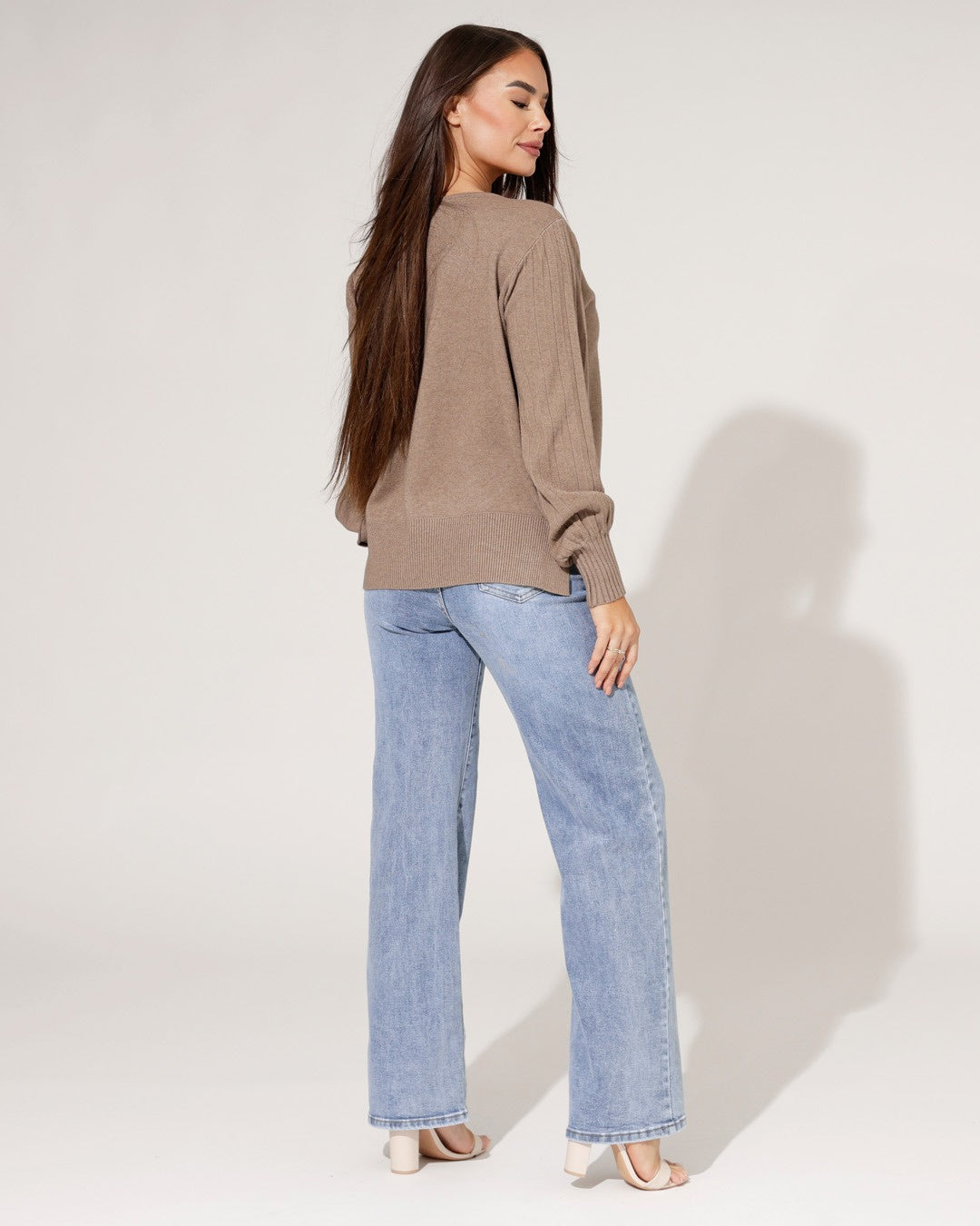 Hello Miss | Wide leg jeans Milou-5 Lichtblauw