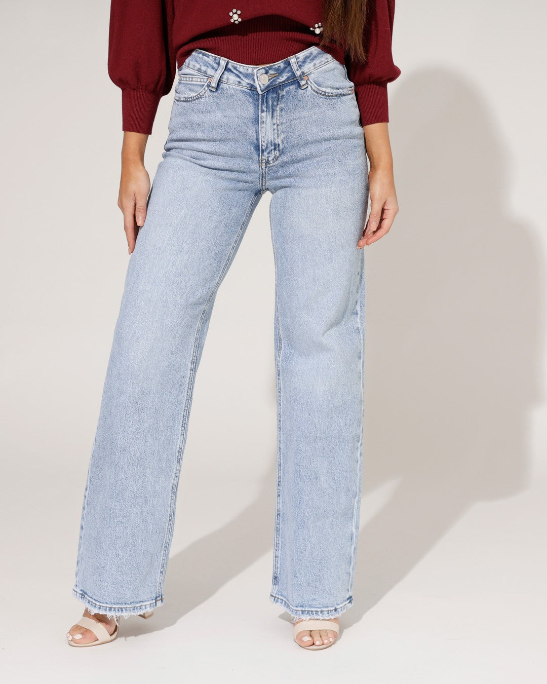 Queen Hearts | Wide leg, Straight jeans Jill Blauw
