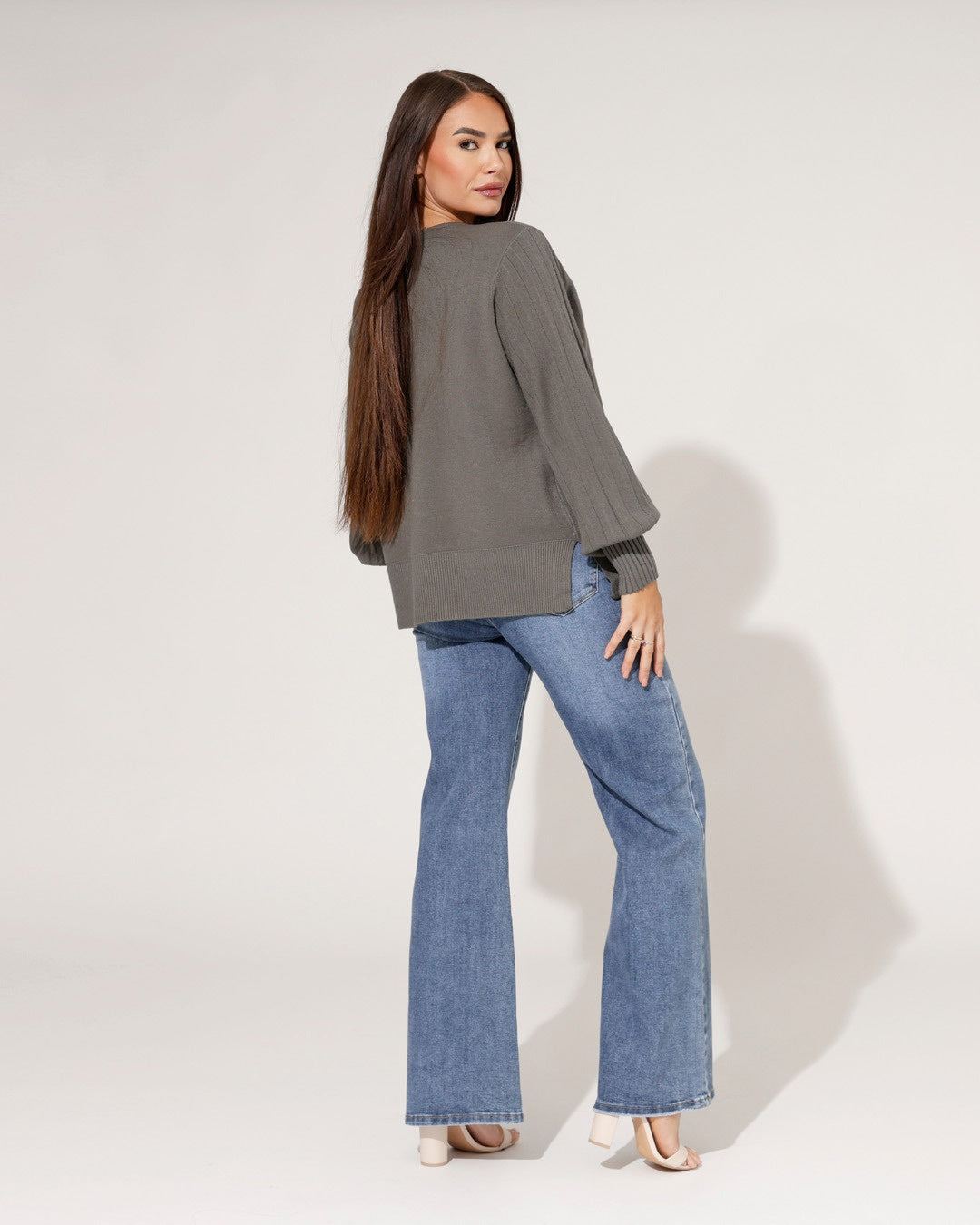Hello Miss | Wide leg jeans Kimber Blauw