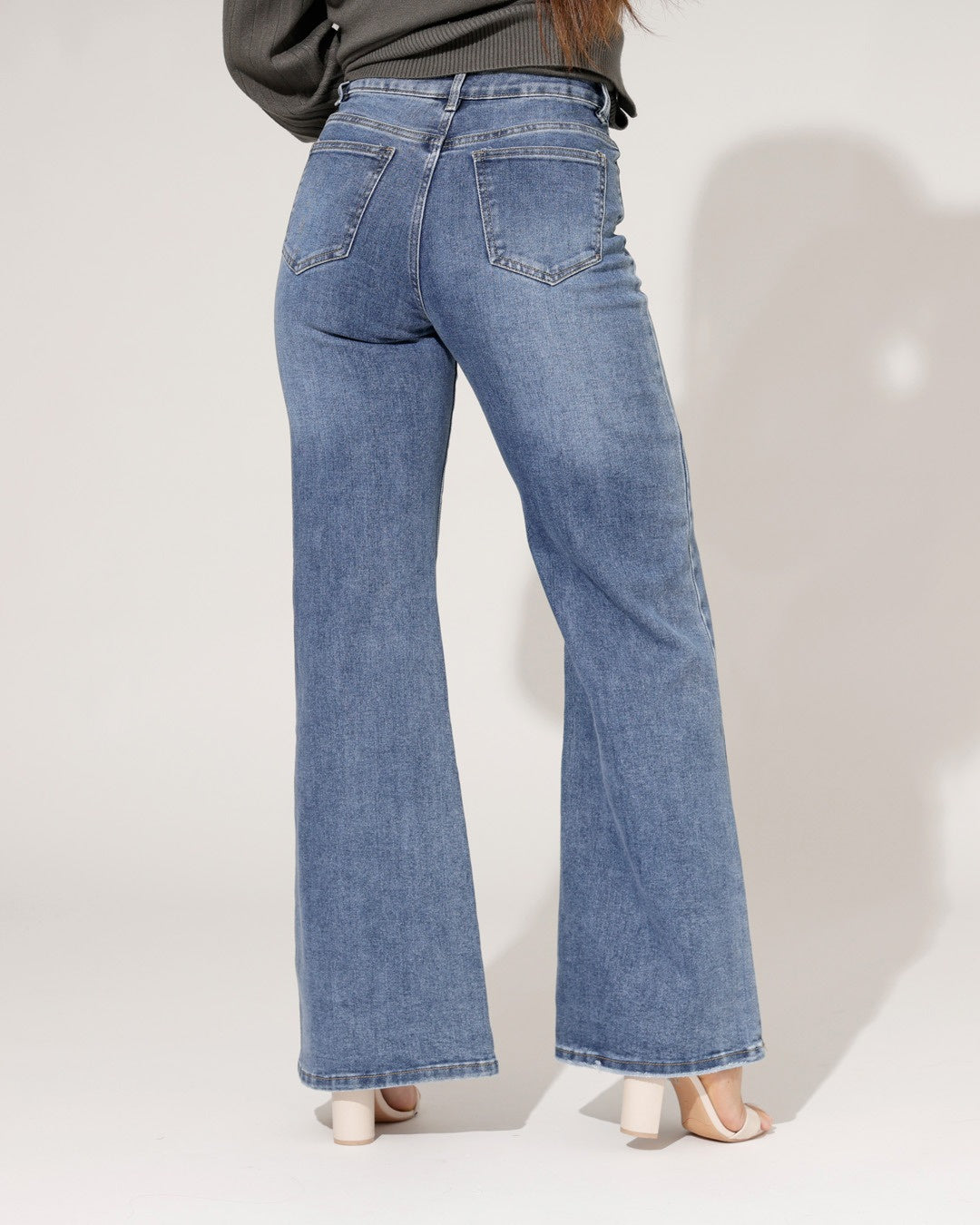 Hello Miss | Wide leg jeans Kimber Blauw