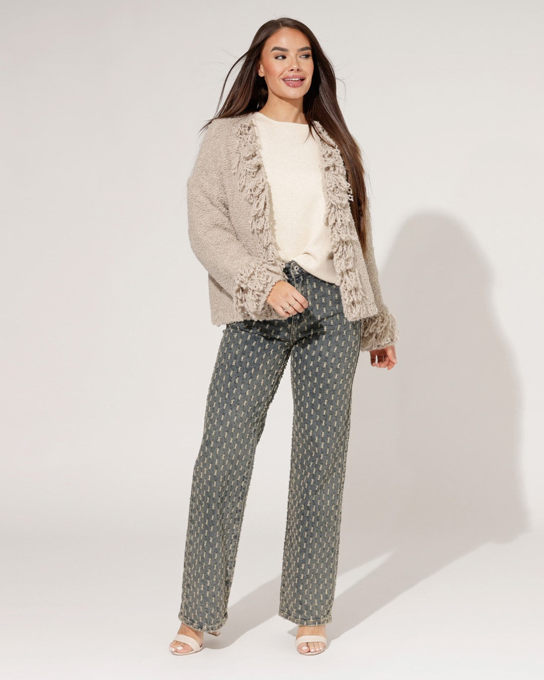 Hello Miss | Wide leg jeans Janey-9 Bruin