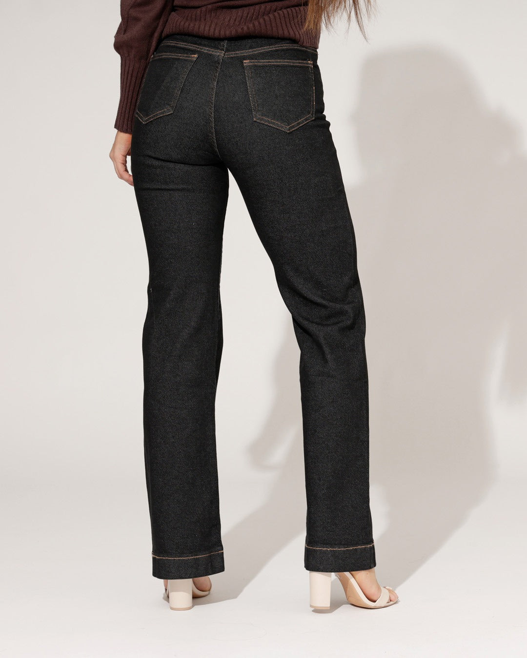 Folyrose | Wide leg jeans Giulia Donkerblauw