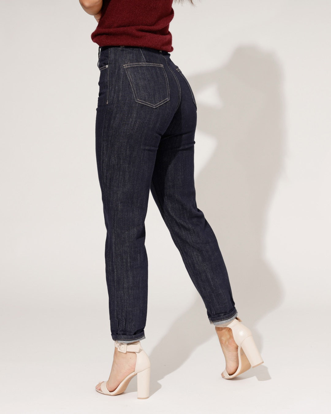 Jewelly | Mom jeans Pia Donkerblauw