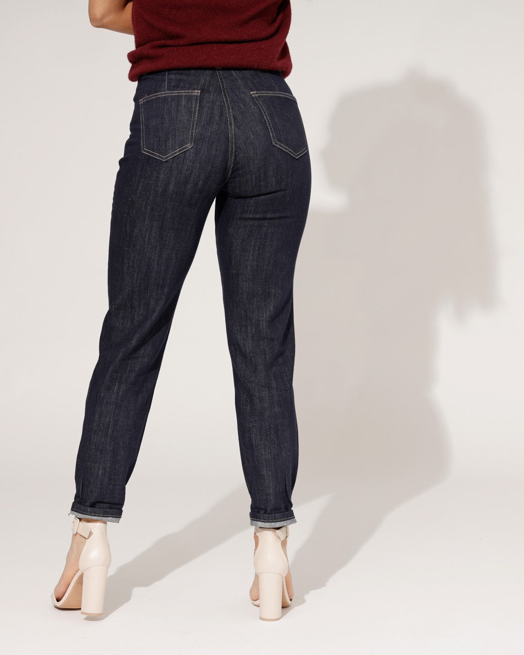 Jewelly | Mom jeans Pia Donkerblauw