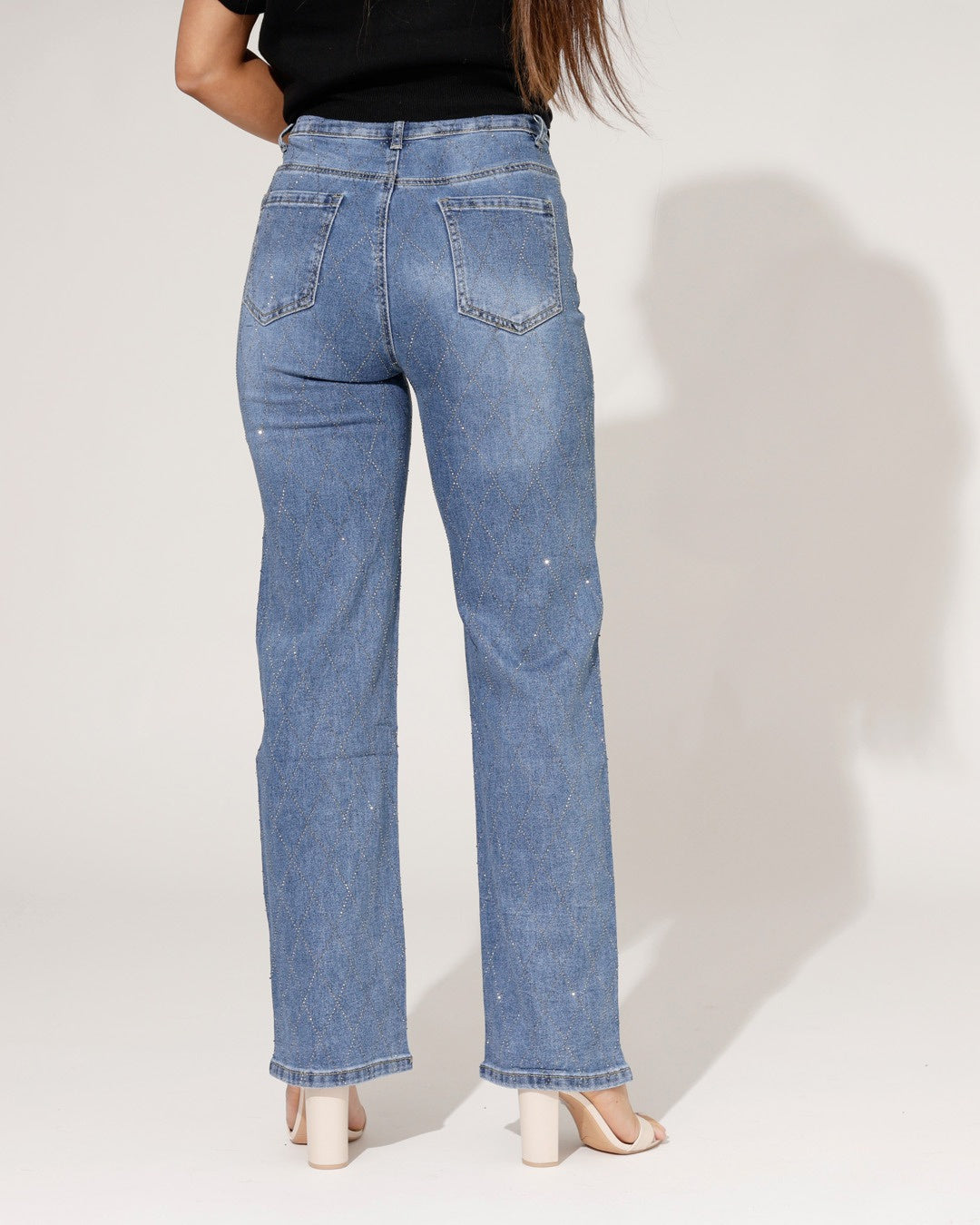 Folyrose | Straight jeans Camila Donkerblauw