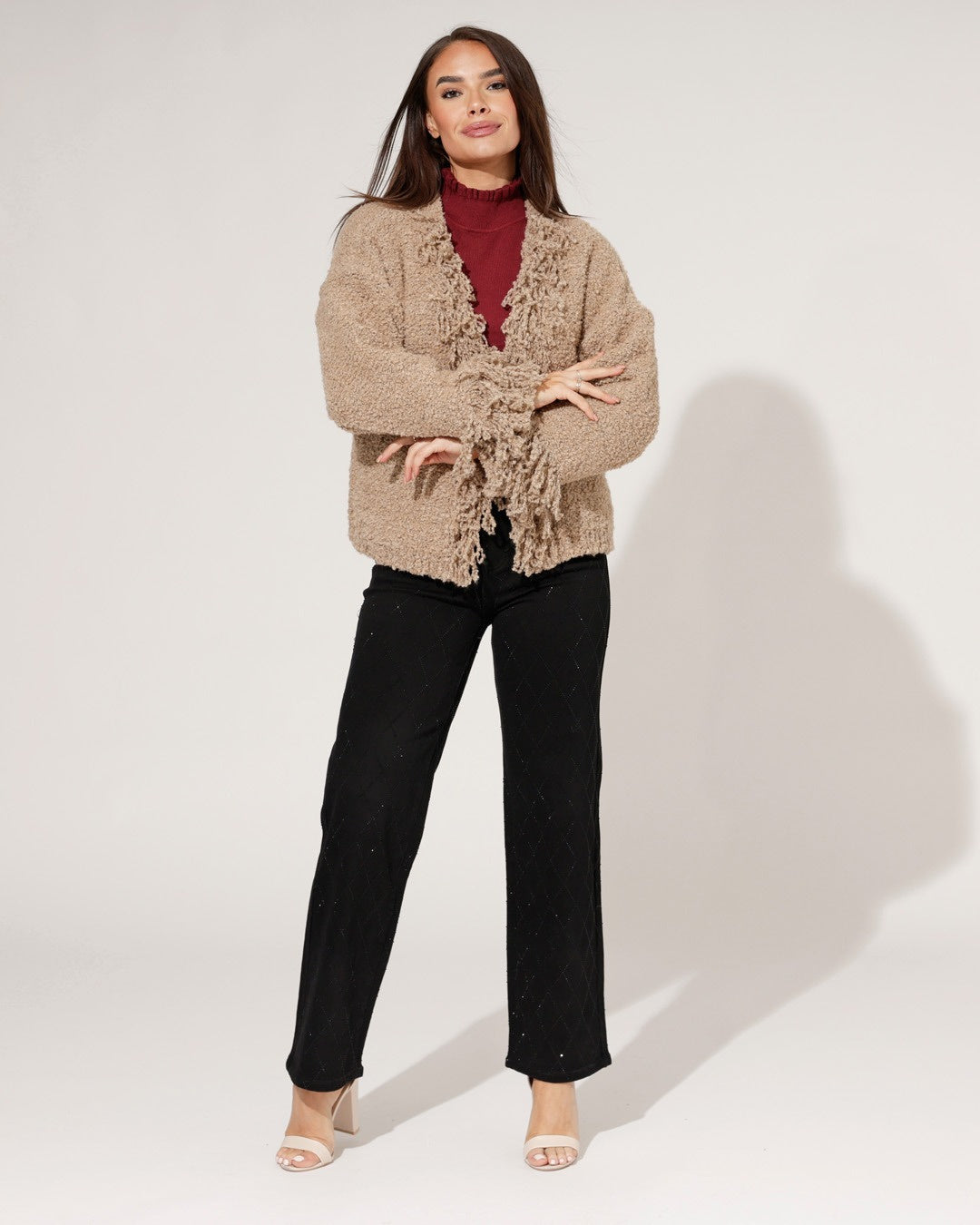 Folyrose | Straight jeans Perla Zwart