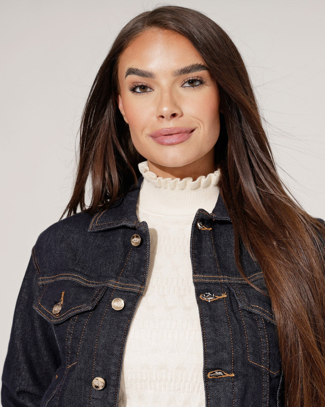 Jewelly | Spijkerjacket Emily Donkerblauw