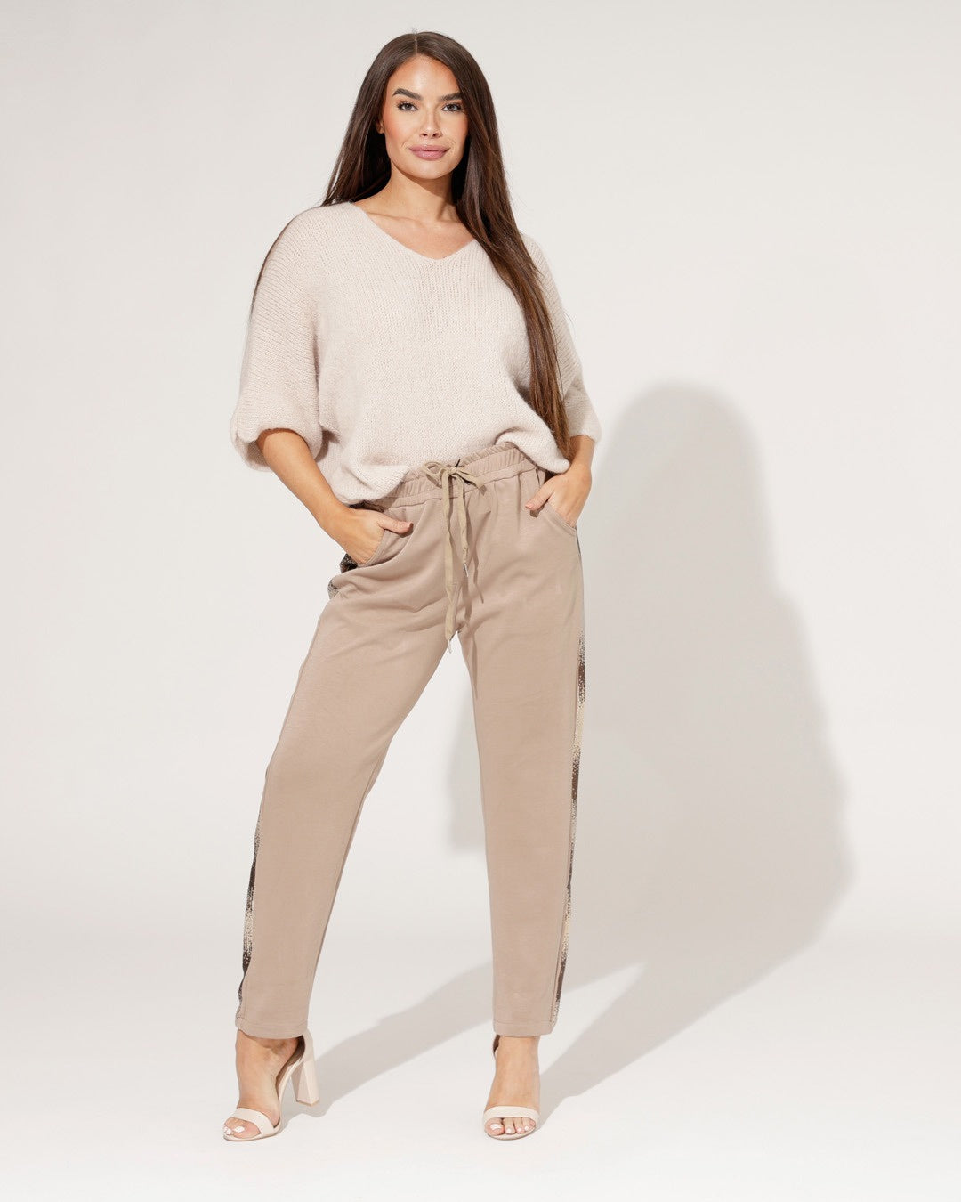 Broek Lauren Taupe