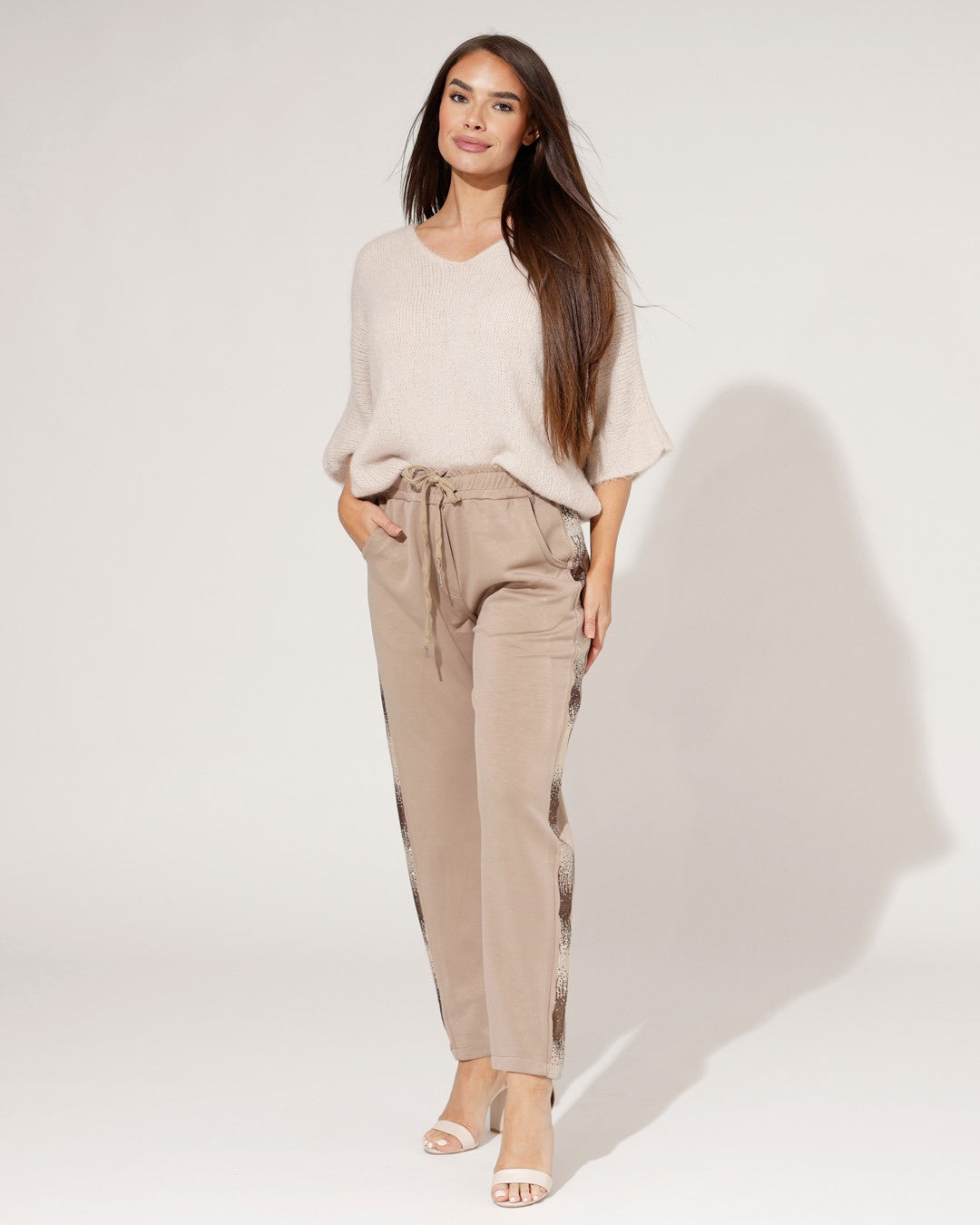 Broek Lauren Taupe