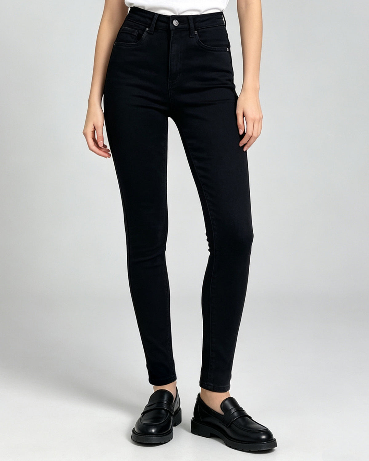 VS Miss Skinny jeans super high waist Nela in zwart