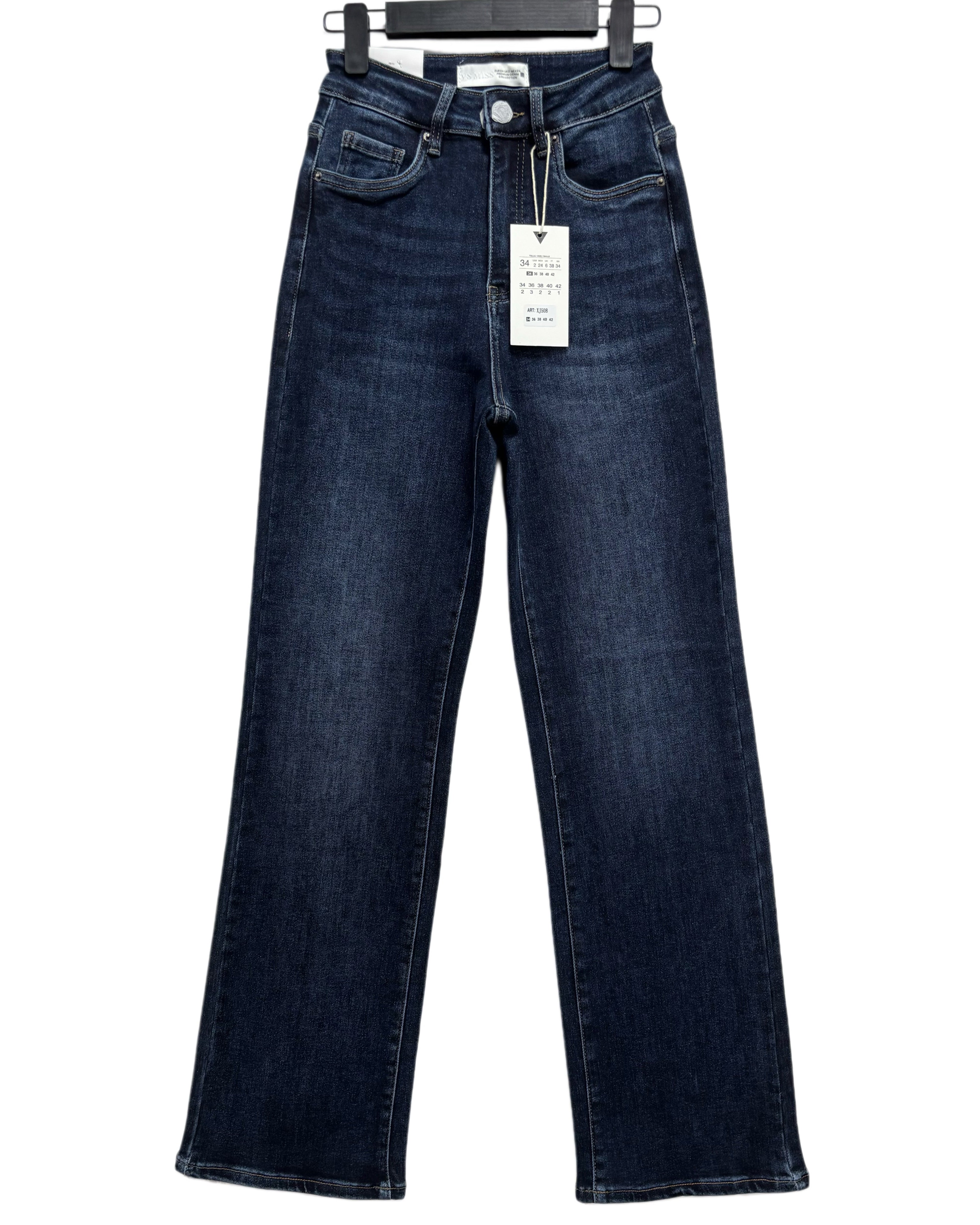 VS Miss Wide leg jeans Anjes in donkerblauw