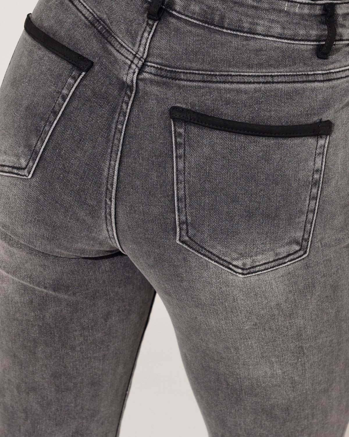 ZAC & ZOE Straight Jeans Liza-GR in grijs, extra aanzicht 4