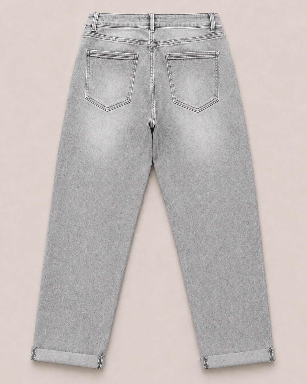 Hello Miss | Mom jeans Mona-10 Grijs