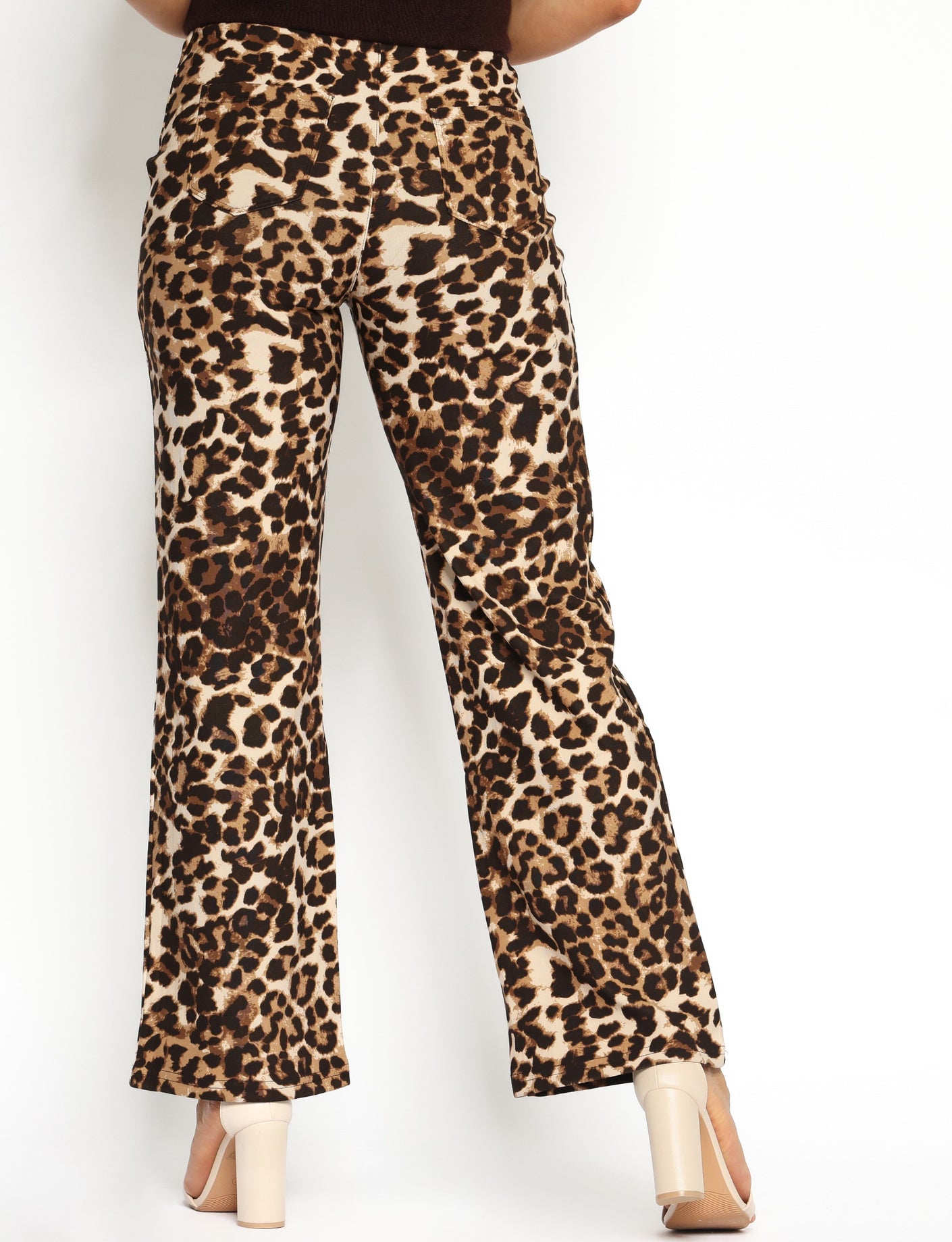 Wide leg broek Molly Panter Bruin