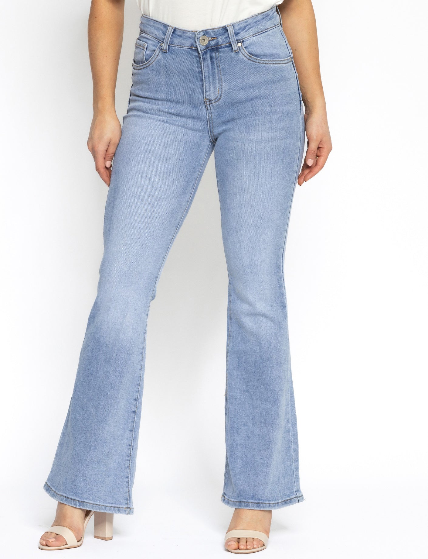 Goodies | Flared jeans Luna Lichtblauw