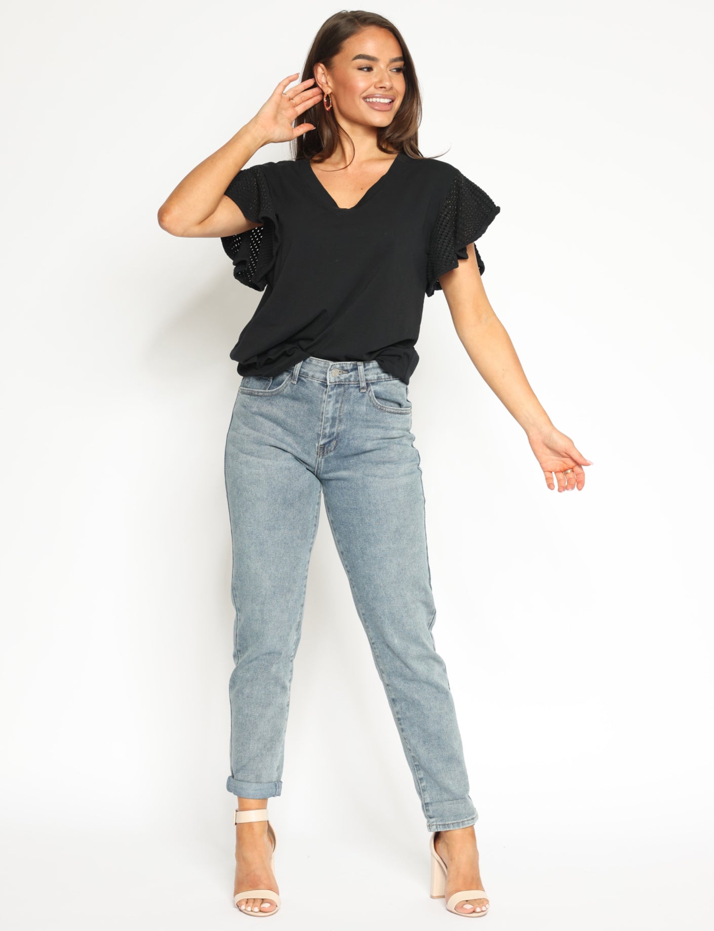 Folyrose | Mom jeans Claire Blauw