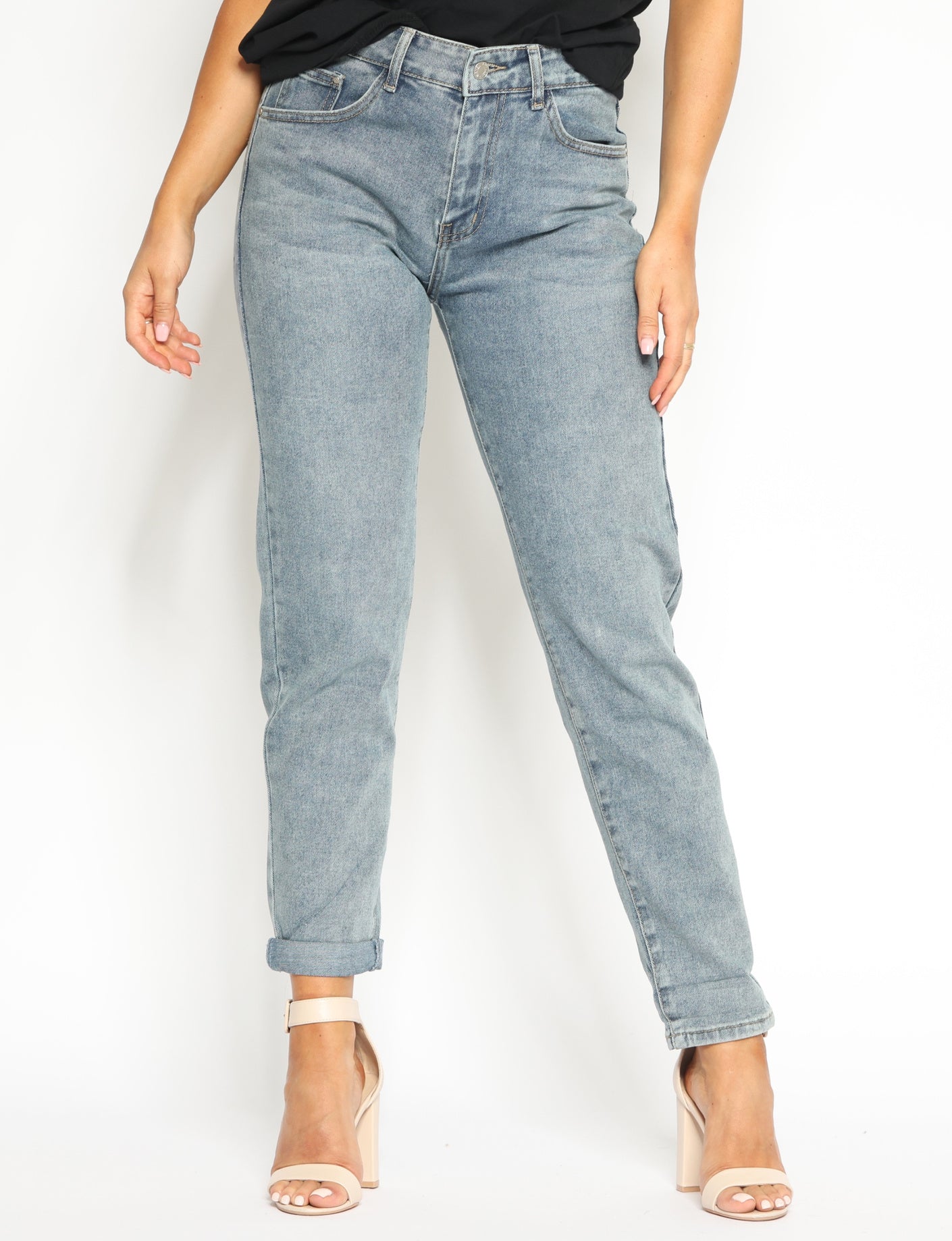 Folyrose | Mom jeans Claire Blauw