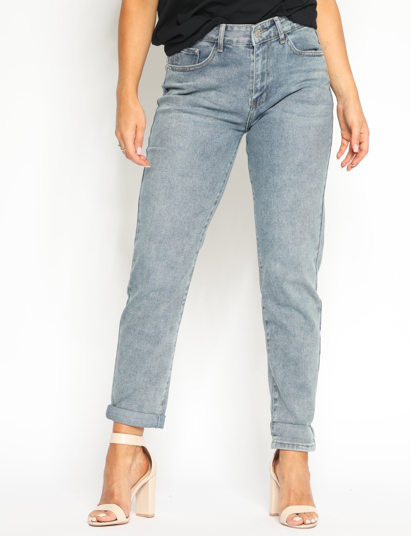 Folyrose | Mom jeans Claire Blauw
