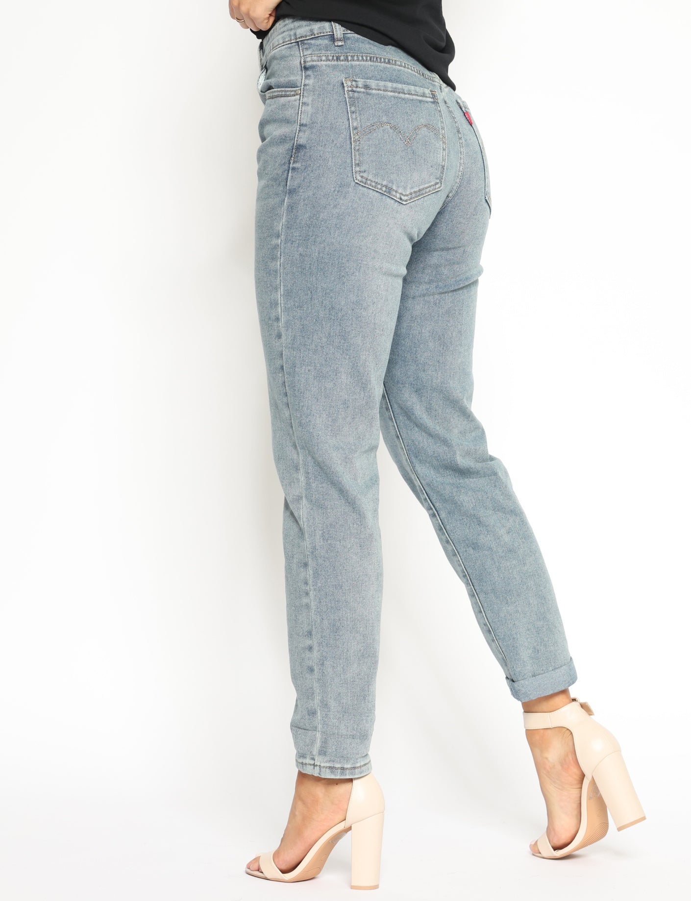 Folyrose | Mom jeans Claire Blauw