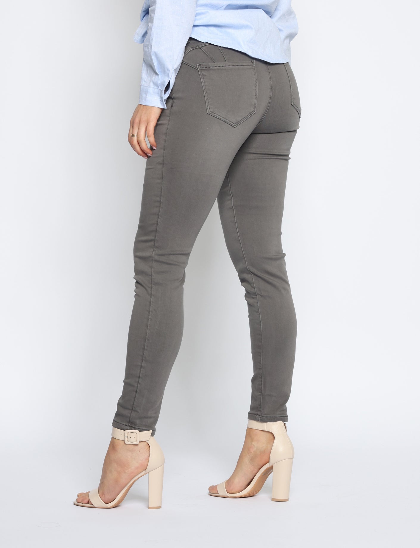 Toxik | Skinny jeans L20077 Grijs
