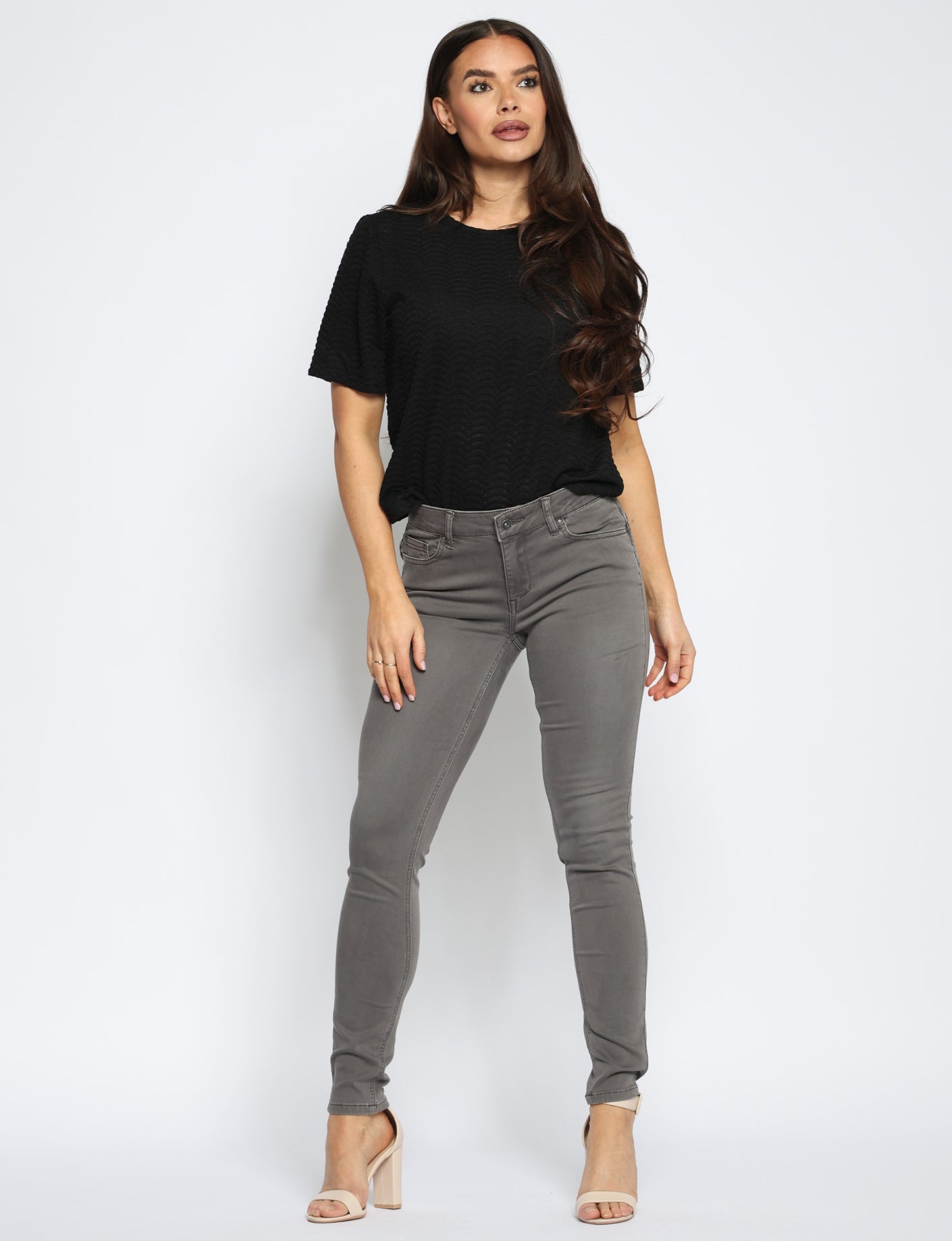 Toxik | Skinny jeans L750 Grijs