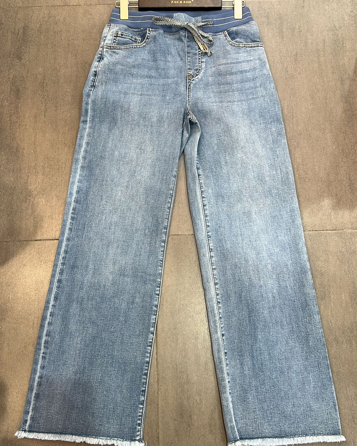 ZAC & ZOE | Wide leg jog jeans Sadie-N Lichtblauw