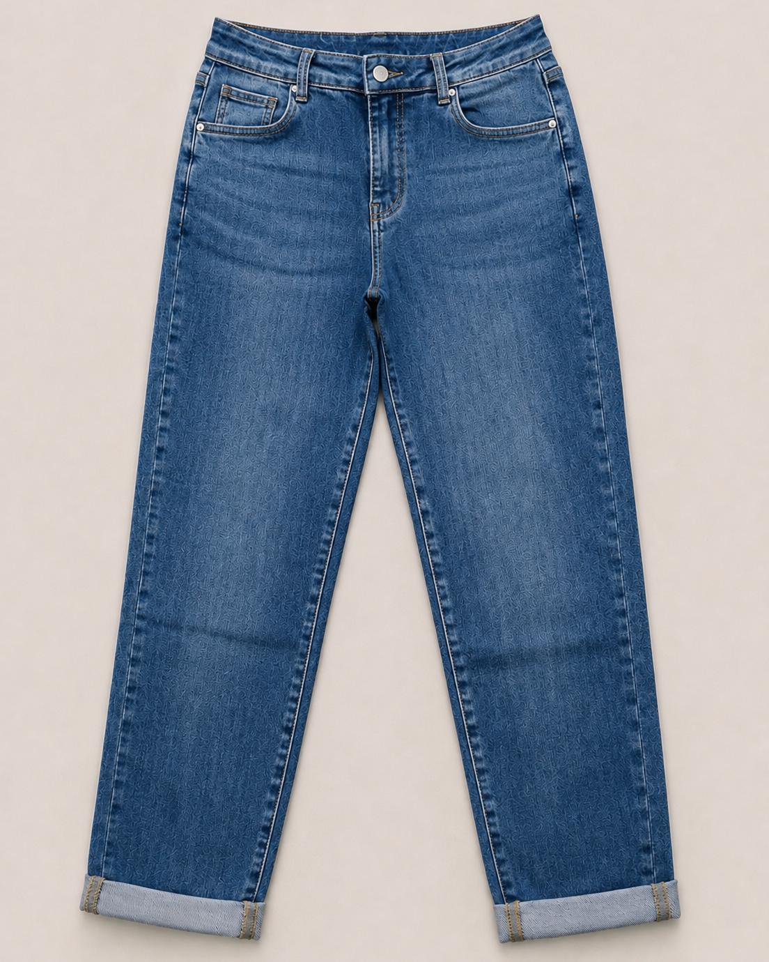 Hello Miss | Mom jeans Mona-2 Donkerblauw
