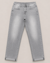 Hello Miss | Mom jeans Mona-10 Grijs