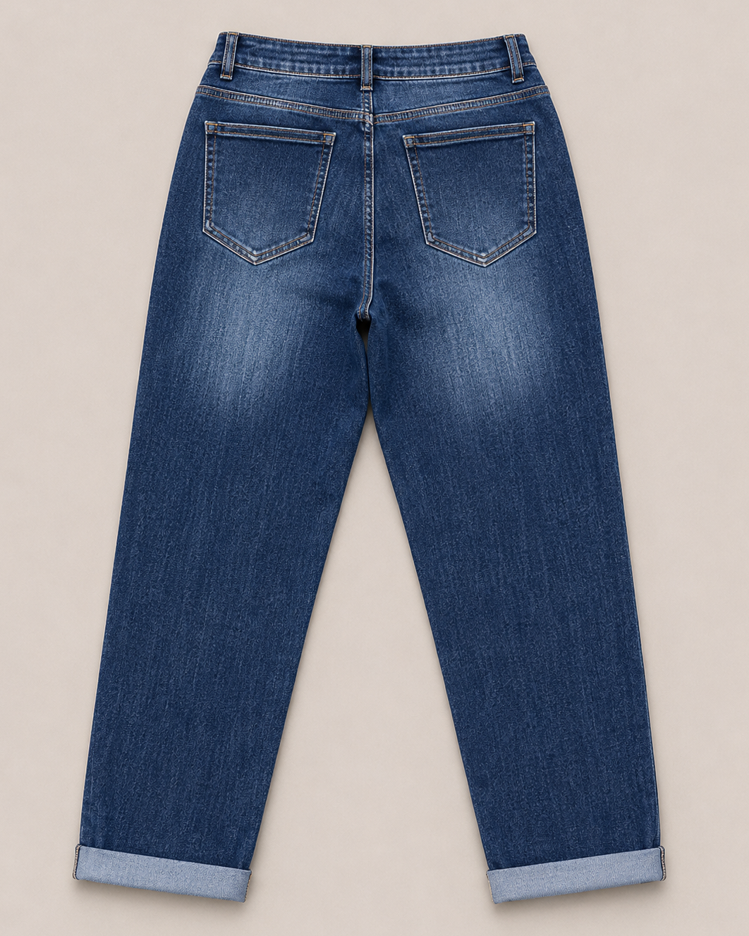 Hello Miss | Mom jeans Mona-1 Donkerblauw